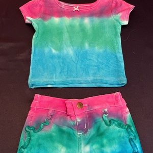 2piece tie dyes